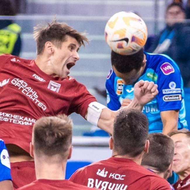 В гостевом матче «Рубин» обыграл «Зенит»